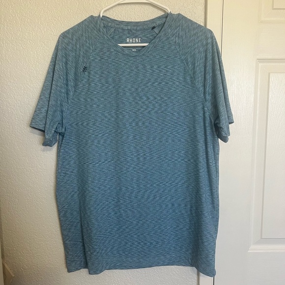 RHONE REIGN SHORT SLEEVE, BLUE QUARTZ - Picture 4 of 11